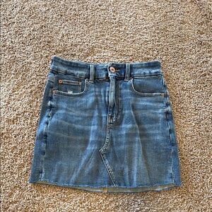 American Eagle Outfitters Blue Mini Skirt